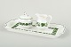 L'Art presents: 
Meissen, 
tray with cream 
jug and sugar 
bowl, Vine-Leaf 
Pattern, 
“Voller grüner 
Weinkranz”