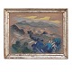 Aabenraa 
Antikvitetshandel 
presents: 
Rita Kernn 
Larsen, 
1904-98, oil on 
wood. Landscape 
with mountains. 
Signed ...
