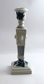 Lundin Antique 
presents: 
Royal 
Copenhagen. 
Blue flower. 
Candlestick 
with lion's 
head. Model 
45/15. Height 
23 ...