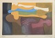 L'Art presents: 
English:
Bertrand Dorny 
(1931–2015).
Abstract color 
lithograph.