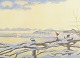 L'Art presents: 
Johannes 
Larsen, 
Denmark.
"December 
Morning", ca. 
1908. Print.
