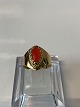 Antik Huset 
presents: 
18 carat 
gold, Ladies 
ring with red 
stone.
Ring size 49.