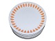 Antik K 
presents: 
Lyngby 
Lotus
Orange dinner 
plate 24.0 cm.