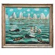 Aabenraa 
Antikvitetshandel 
presents: 
Seascape 
with whalers at 
Greenlands 
coast. Oil on 
canvas. Signed 
and dated ...
