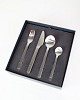Osted Antik & 
Design 
presents: 
New York 
Cutlery Set - 
Stainless Steel 
- 16 Pieces - 
Henning Koppel 
- Georg Jensen

