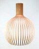 Osted Antik & 
Design 
presents: 
Large 
Pendant - Octo 
4240 - Birch 
wood - Seppo 
Koho - Secto 
Design - 
Finland
