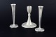 L'Art presents: 
Just 
Andersen 
(1884–1943) & 
Selangor Pewter
Three pewter 
candlesticks.