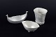L'Art presents: 
Just 
Andersen, 
Denmark
Small pewter 
Viking ship 
bowl together 
with two other 
pewter vessels.