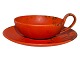 Antik K 
presents: 
Kähler art 
pottery
Orange teacup 
with high 
handle