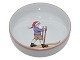Antik K 
presents: 
Bing & 
Grondahl
Bowl for 
porridge with 
Christmas boy 
on skies