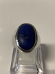 Antik Huset 
presents: 
Statement 
ring in 
sterling silver 
with Lapis 
lazuli.
Size. 66.