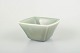 L'Art presents: 
Royal 
Copenhagen
Square ceramic 
bowl in green 
celadon glaze.
