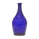 Aabenraa 
Antikvitetshandel 
presents: 
Norwegian 
cobolt coloured 
glass carafe 
with off white 
twist. Gjøvig 
...