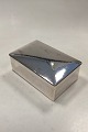 Danam Antik 
presents: 
Cigar 
Box/Lidded Box 
in silver with 
wooden inlay 
