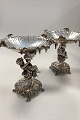 Danam Antik 
presents: 
Austrian 
Footed Bowl set 
in silver with 
Angles
