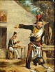 Pegasus – Kunst 
- Antik - 
Design 
presents: 
French 
artist, 19th 
century: A 
drunken soldier 
at an inn.