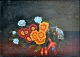 Pegasus – Kunst 
- Antik - 
Design 
presents: 
Danish 
artist (19th 
century) 
Arrangement 
with a bouquet 
of flowers ...