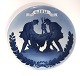 Lundin Antique 
presents: 
Royal 
Copenhagen. 
Commemorative 
Plate # 223. 
July 6-plate. 
75th year day 
of Fredericia 
...