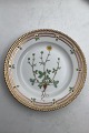 Danam Antik 
presents: 
Royal 
Copenhagen 
Flora Danica 
Salad Plate No. 
20 / 3573