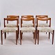 Osted Antik & 
Design 
presents: 
Set of Six 
Dining Chairs - 
Teak & Light 
Upholstery - 
Henry W. Klein 
- Bramin - ...