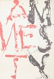 L'Art presents: 
Pierre 
Fernandez Arman
Composition, 
Amnesty 
International.
Color 
lithograph in 
red and black.