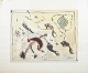L'Art presents: 
Unknown 
artist
Composition 
with 
footprints, 
spiral and 
abstract forms.
Mixed media on 
paper.