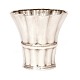 Aabenraa 
Antikvitetshandel 
presents: 
Large 
silver vase by 
Mogens Ballin 
Successor. H: 
15cm. D: 
16,5cm. W: 
453gr