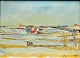 Pegasus – Kunst 
- Antik - 
Design 
presents: 

Kielberg, 
Ole (1911 - 
1985) Denmark: 
Winter 
landscape, 1954
