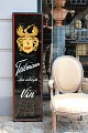 K&Co. presents: 
Decorative, 
old advertising 
sign (Teilmann 
wine) painted 
on glass in a 
wooden frame...