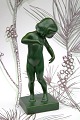 K&Co. presents: 
Kai 
Nielsen Venus 
figure in dark 
green glazed 
terracotta.
"Venus 
Glypogos". from 
P.Ibsen...