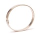 Aabenraa 
Antikvitetshandel 
presents: 
14kt white 
gold bangle by 
Skriver, 
Randers, 
Denmark circa 
1980. Size: 
55x60mm