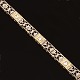 Aabenraa 
Antikvitetshandel 
presents: 
14kt white 
gold bracelet 
with three 
diamonds of 
total circa 
0,25ct. L: ...