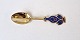 Karstens Antik 
presents: 
A.
Michelsen 
Christmas spoon 
in gold-plated 
sterling silver 
with enamel 
1974