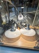 Stentoft Antik 
presents: 
PH Lamper 
2/1 pendant 
with opal glass 
shade and 
chrome, nice 
and beautiful 
condition, ...