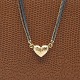 Antik 
Damgaard-
Lauritsen 
presents: 
Per Borup; 
Clasp of 14k 
gold with chain 
of oxidized 
silver and 14k 
gold