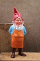 K&Co. presents: 
Decorative 
old painted 
terracotta 
Santa Claus 
with fine 
patina...