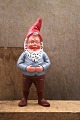 K&Co. presents: 
Decorative 
old painted 
terracotta 
Santa Claus 
with fine 
patina...