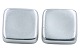 Antik K 
presents: 
Georg 
Jensen sterling 
silver
Square 
earclips