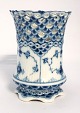 Lundin Antique 
presents: 
Royal 
Copenhagen. 
Blue Fluted, 
full lace. 
Vase. Model 
1016. Height 11 
cm. (3 quality)