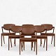 Roxy Klassik 
presents: 
Kai 
Kristiansen / 
Schou Andersen 
Møbelfabrik
NO 42 - Set of 
6 'Z-chairs' 
armchairs in 
...