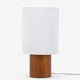 Roxy Klassik 
presents: 
Hans-Agne 
Jakobsson
Cylindrical 
table lamp with 
a base in 
patinated teak 
and a shade ...