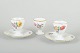 L'Art presents: 
Royal 
Copenhagen
Saxon Flower 
egg cups, c. 
1900.