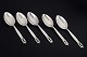 L'Art presents: 
Georg 
Jensen
5 dessert 
spoons, “Acorn 
/ Konge”.
Sterling 
silver, after 
1944.