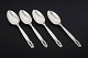 L'Art presents: 
Georg 
Jensen
4 soup spoons, 
“Acorn / 
Konge”.
Sterling 
silver, after 
1944.