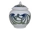 Antik K 
presents: 
Bing & 
Grondahl, 
Small Art 
Nouveau bowl 
with green and 
blue 
decorations