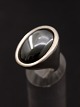 Middelfart 
Antik presents: 
Sterling 
silver ring 
with bloodstone