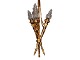 Antik K 
presents: 
Narrow 
Empire massive 
bronze 
chandelier with 
three torches