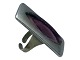 Antik K 
presents: 
Jørgen 
Jensen Pewter
Large ring 
with purple 
glass stone