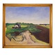 Aabenraa 
Antikvitetshandel 
presents: 
Jens 
Søndergaard, 
1895-1957, oil 
on canvas. 
"Landscape" 
signed and 
dated ...