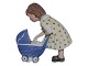 Antik K 
presents: 
Royal 
Copenhagen 
figurine
Girl with blue 
baby carriage